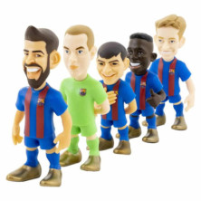 Imagen figuras minix pack 5 jugadores fc barcelona