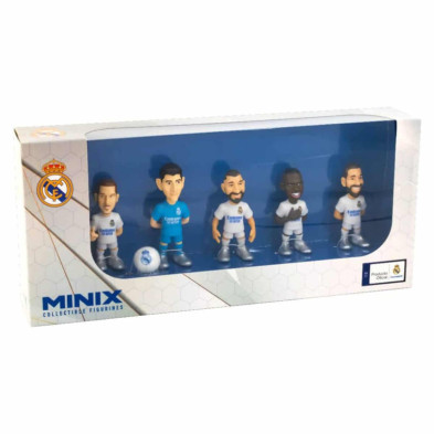 imagen 1 de figuras minix pack 5 jugadores real madrid