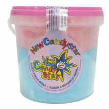 Imagen algodón de azúcar cotton candy 100grs azul-fresa