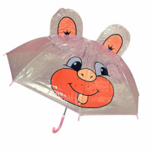 Imagen paraguas transparente infantil oso ø 70cm
