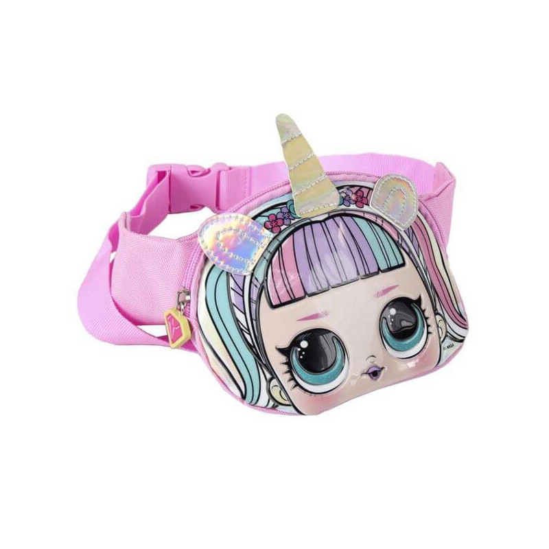 Imagen bolso riñonera lol 33x11x10cm unicornio