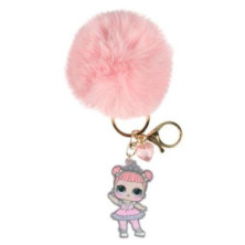 imagen 1 de llavero acrilico lol rosa
