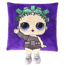 Imagen cojin con aplicaciones lol morado