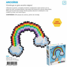 imagen 3 de puzzle arcoiris por numeros 500 piezas