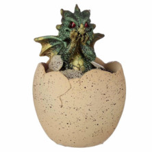 Imagen joyero huevos de dragón verde