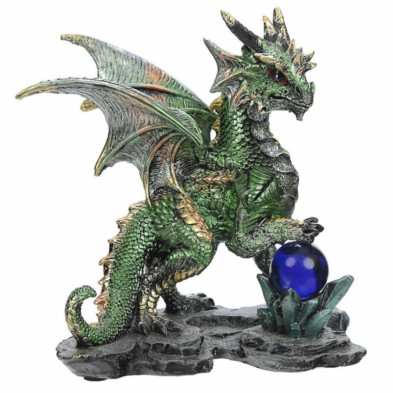 Imagen figura dragón pesadilla encantada adivino bola ver