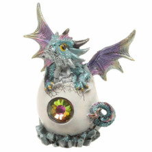 Imagen figura dragón pesadilla encantada turquesa