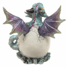 imagen 1 de figura dragón pesadilla encantada turquesa