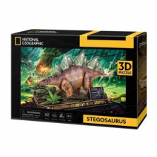 Imagen puzzle 3d stegosaurus