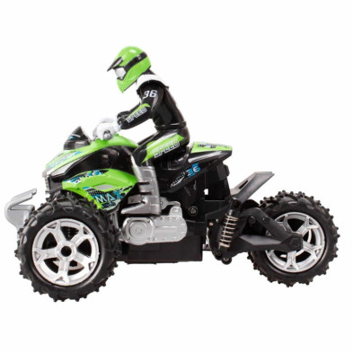 Revell Control Quadbike New Dust Racer, schaal 1:10, perfect voor raceliefhebbers vanaf 8 jaar, grote banden, MHz-afstandsbediening, voor binnen en buiten, op afstand bestuurde quad : Revell Control