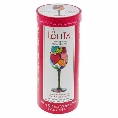 imagen 4 de copa de vino love is all lolita