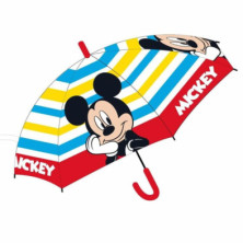 Imagen paraguas automático transparente mickey 74cm