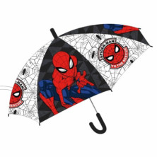 Imagen paraguas automático transparente spiderman 74cm