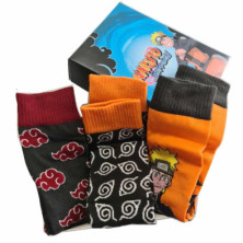 Imagen calcetines naruto set de 3 pares