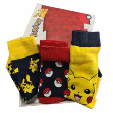 CALCETINES POKEMON SET DE 3 PARES