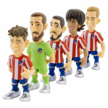 Imagen figuras minix pack 5 jugadores atlético de madrid