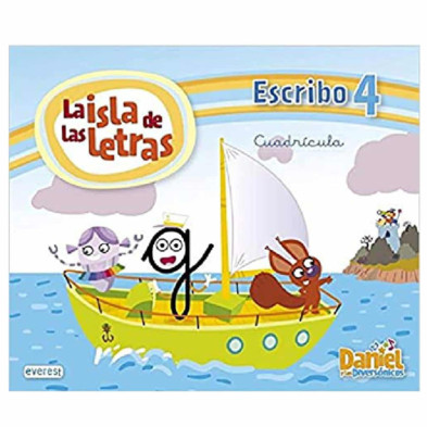 Imagen la isla de las letras escribo 4 - cuaderno aprend