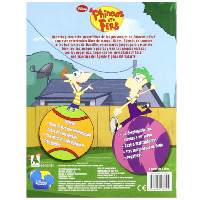 imagen 1 de phineas y ferb recorta y crea
