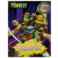 Imagen teenage mutat ninja turtles libro de actividades