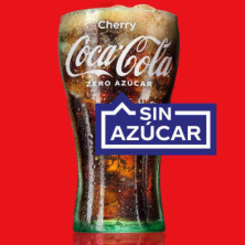 imagen 1 de coca cola cherry zero lata 33cl