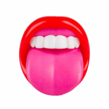 Imagen chupete saca la lengua con caramelo 24u