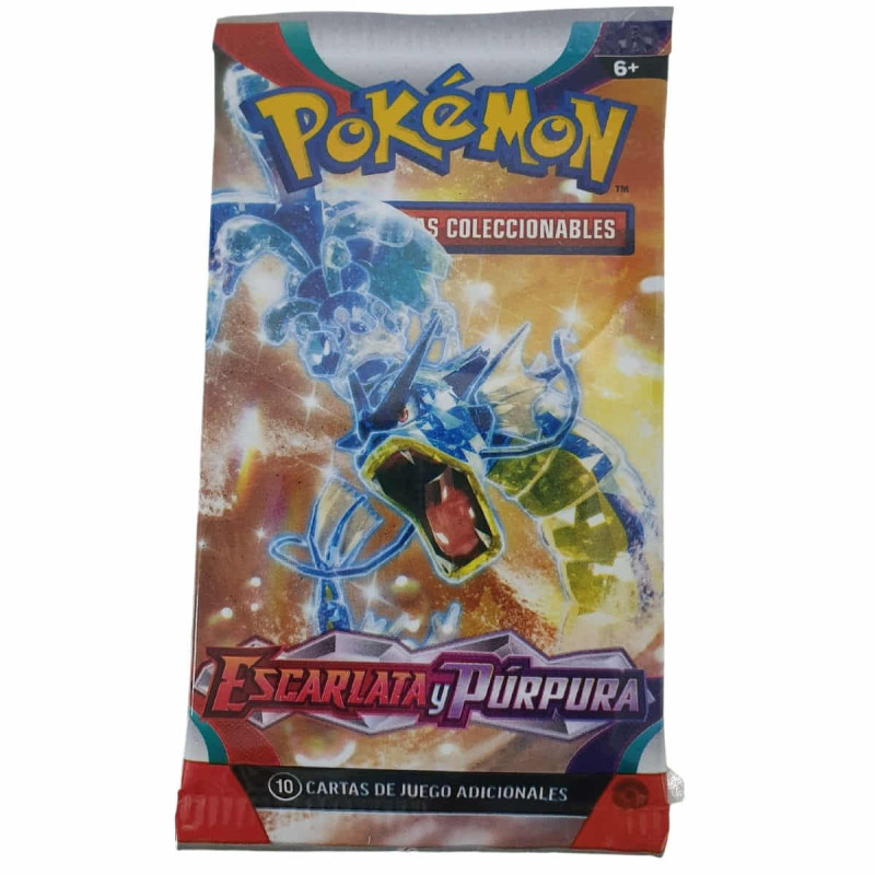 BANDAI Sobre De Cartas Pokémon Escarlata Y Púrpura – 10 Cartas Aleatorias, Ideal Para Coleccionistas Y Jugadores