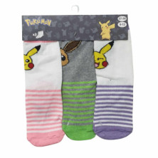 Imagen pack 3 pares calcetines pokemon 31-34