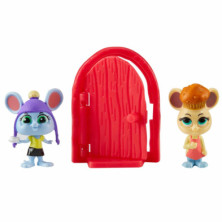 Imagen pack 2 figuras mouse in the house puerta roja