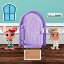 imagen 1 de pack 2 figuras mouse in the house puerta violeta