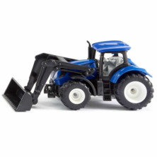 Imagen tractor new holland con cargador frontal  93x35x42