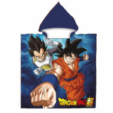 PONCHO MICROFIBRA DRAGON BALL INFANTIL