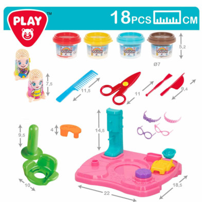 imagen 4 de set plastilina peluqueria