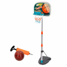Imagen canasta de baloncesto con balón 40x32x165cm