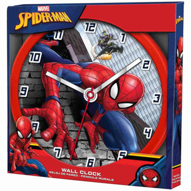 imagen 1 de reloj de pared spiderman
