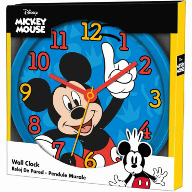 imagen 1 de reloj de pared mickey mouse disney