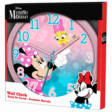 imagen 1 de reloj de pared minnie mouse disney