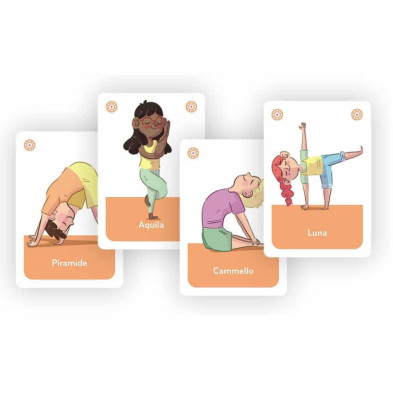 imagen 1 de juego baraja de cartas de yoga clementoni