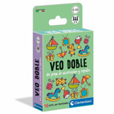 JUEGO BARAJA DE CARTAS VEO DOBLE CLEMENTONI