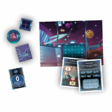 imagen 2 de juego de cartas viaje en el espacio - escape game