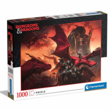 Imagen puzzle dragones y mazmorras de 1000 piezas clem