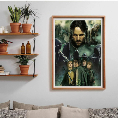 imagen 2 de puzzle the lord of the rings 1000 piezas clemento