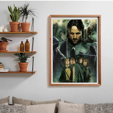 imagen 2 de puzzle the lord of the rings 1000 piezas clemento