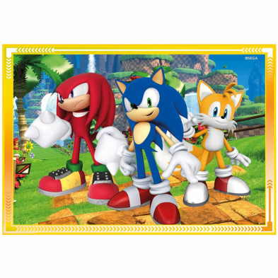 Puzzle Sonic en Aventura Veloz Clementoni