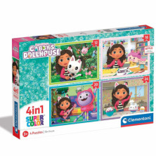 PUZZLE GABBYS DOLLHOUSE 4 EN 1