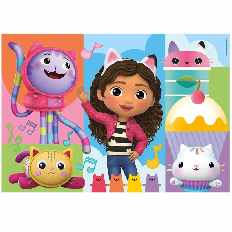 Puzzle Gabbys Dollhouse 2x60 Piezas | Diversión Doble para Niños ...