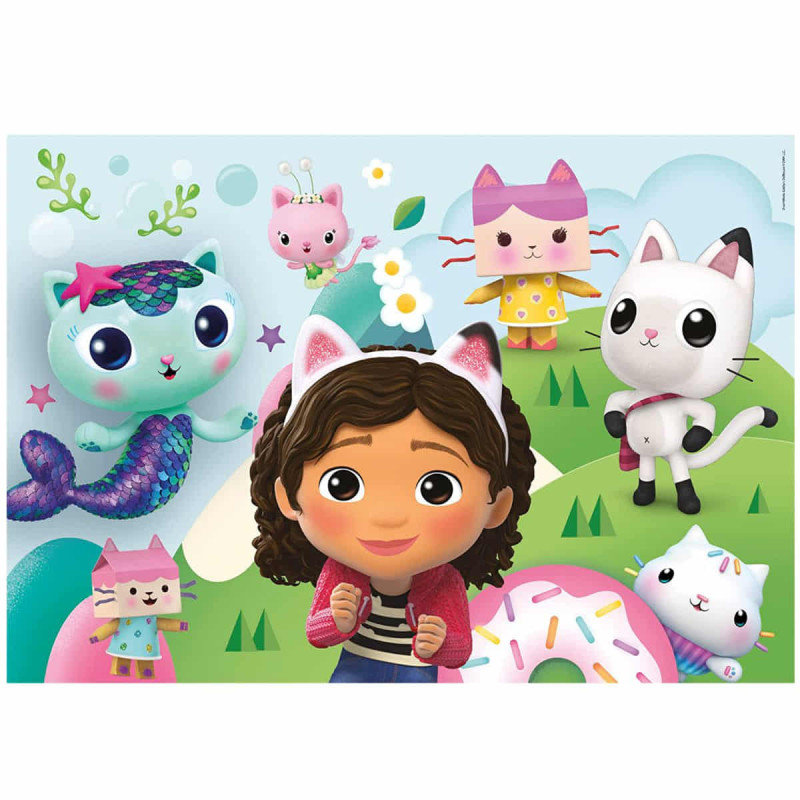 Puzzle Gabbys Dollhouse 2x60 Piezas | Diversión Doble para Niños ...
