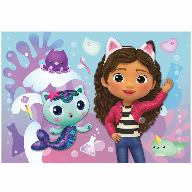 Puzzle Gabbys Dollhouse 3x48 Piezas | Triple Diversión para Niños ...
