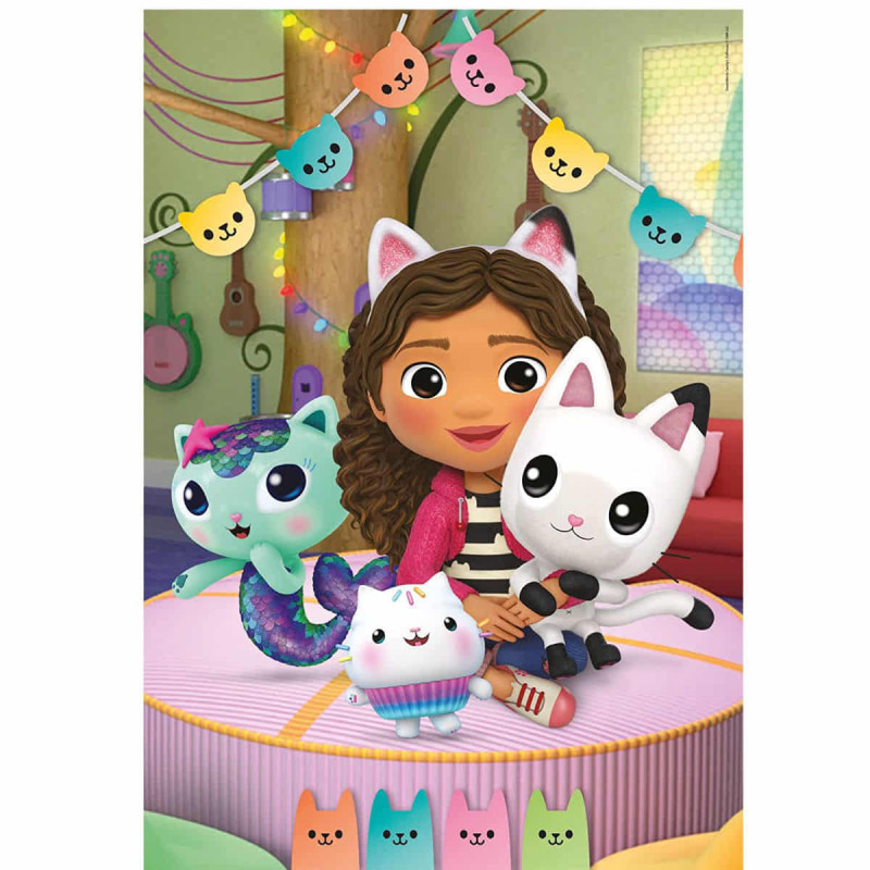 Puzzle Gabbys Dollhouse 3x48 Piezas | Triple Diversión Infantil ...