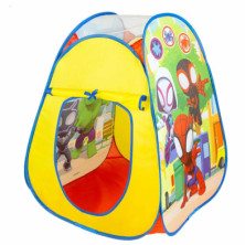 Imagen tienda de campaña infantil spiderman 75x75x90cm