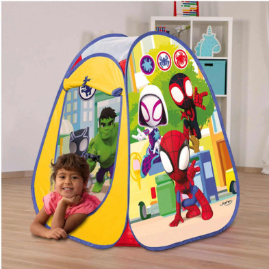 imagen 1 de tienda de campaña infantil spiderman 75x75x90cm
